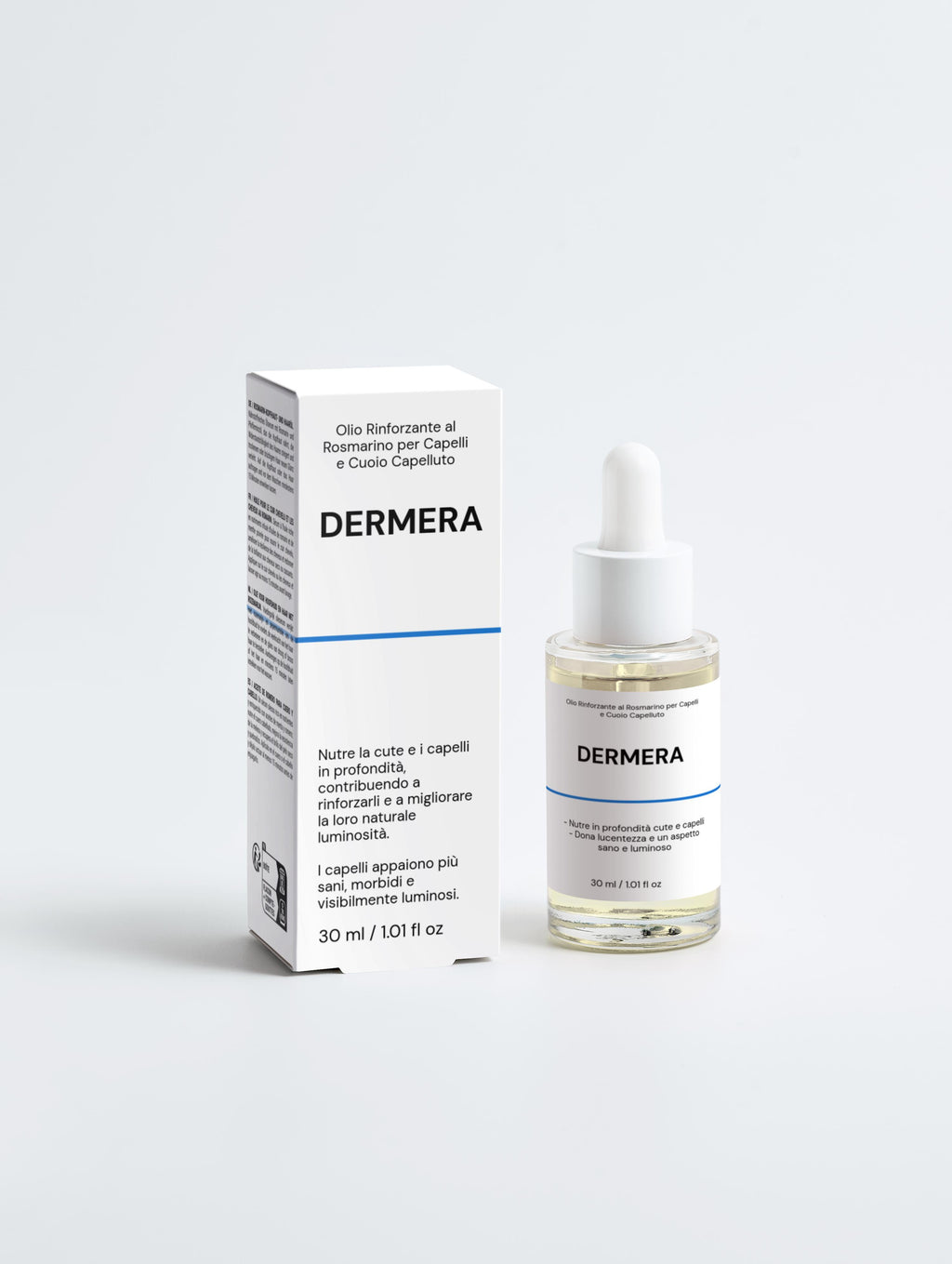 DERMERA — Olio Rinforzante per Capelli e Cuoio Capelluto